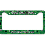 Circuit Board License Plate Frame - Style B (Personalized)