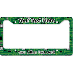 Circuit Board License Plate Frame - Style B (Personalized)