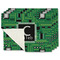 Circuit Board Linen Placemat - MAIN Set of 4 (single sided)