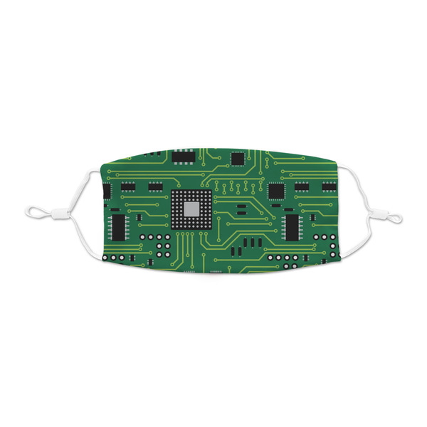 Custom Circuit Board Kid's Cloth Face Mask - XSmall