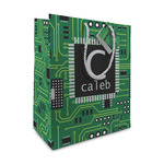 Circuit Board Medium Gift Bag (Personalized)