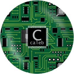 Circuit Board Melamine Plate (Personalized)