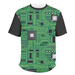Circuit Board Men's Crew T-Shirt - Medium