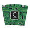 Circuit Board Party Cup Sleeves - without bottom - FRONT (flat)