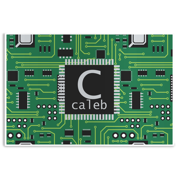 Custom Circuit Board Disposable Paper Placemats (Personalized)