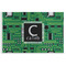 Circuit Board Disposable Paper Placemat - Front View