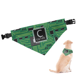 Circuit Board Dog Bandana - Medium (Personalized)