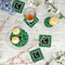 Circuit Board Plastic Party Appetizer & Dessert Plates - In Context