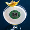 Circuit Board Printed Drink Topper - Small - In Context