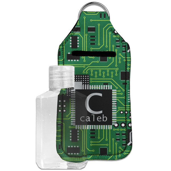 Custom Circuit Board Hand Sanitizer & Keychain Holder - Large (Personalized)