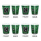 Circuit Board Shot Glass - White - Set of 4 - APPROVAL