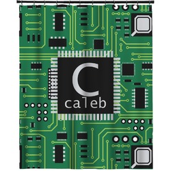 Circuit Board Extra Long Shower Curtain - 70"x84" (Personalized)