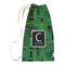 Circuit Board Small Laundry Bag - Front View