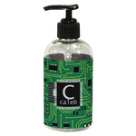 Circuit Board Plastic Soap / Lotion Dispenser (8 oz - Small - Black) (Personalized)