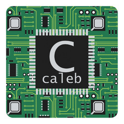 Circuit Board Square Decal - XLarge (Personalized)