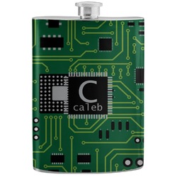 Circuit Board Stainless Steel Flask (Personalized)