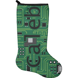 Circuit Board Holiday Stocking - Single-Sided - Neoprene (Personalized)