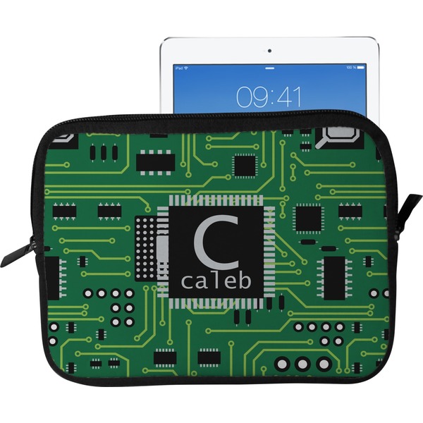 Custom Circuit Board Tablet Case / Sleeve - Large (Personalized)