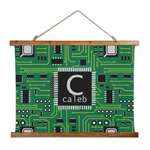 Circuit Board Wall Hanging Tapestry - Wide (Personalized)