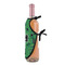 Circuit Board Wine Bottle Apron - DETAIL WITH CLIP ON NECK