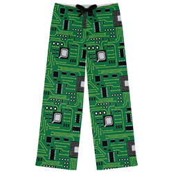 Circuit Board Womens Pajama Pants - M