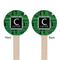 Circuit Board Wooden 6" Stir Stick - Round - Double Sided - Front & Back