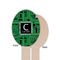 Circuit Board Wooden Food Pick - Oval - Single Sided - Front & Back