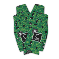 Circuit Board Zipper Bottle Cooler - Set of 4 (Personalized)