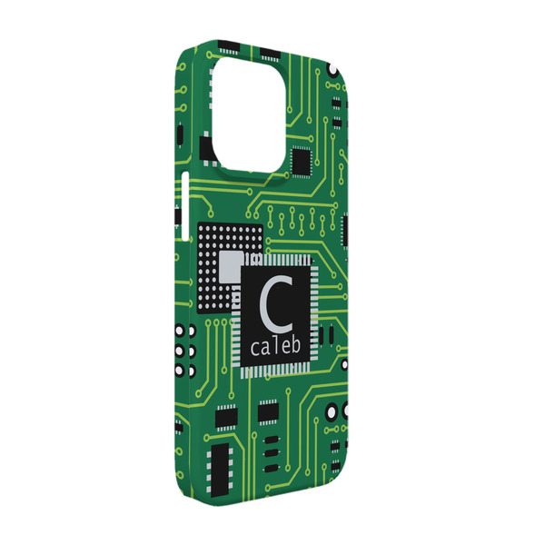 Custom Circuit Board iPhone Case - Plastic - iPhone 13 (Personalized)