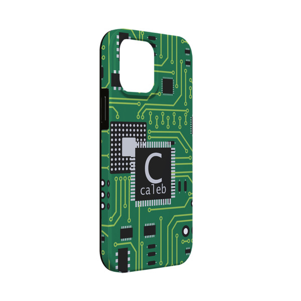 Custom Circuit Board iPhone Case - Rubber Lined - iPhone 13 Mini (Personalized)