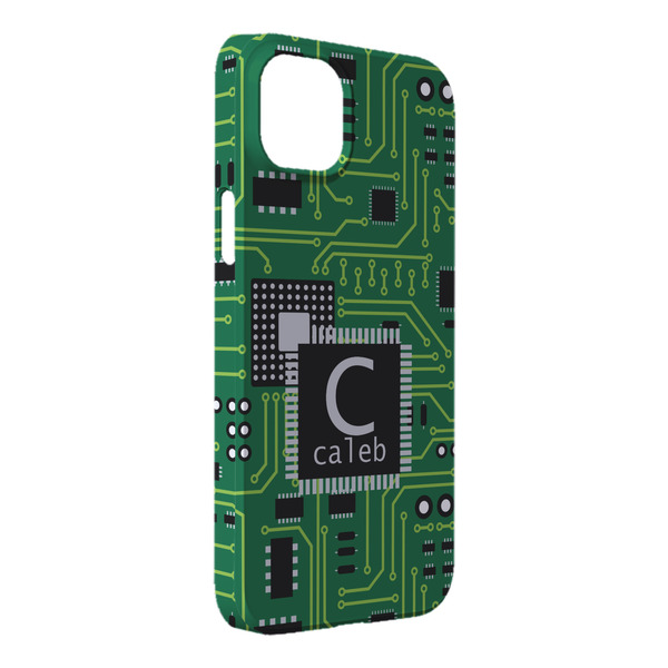 Custom Circuit Board iPhone Case - Plastic - iPhone 14 Pro Max (Personalized)