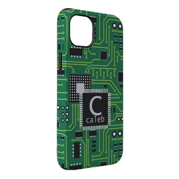 Custom Circuit Board iPhone Case - Rubber Lined - iPhone 14 Pro Max (Personalized)