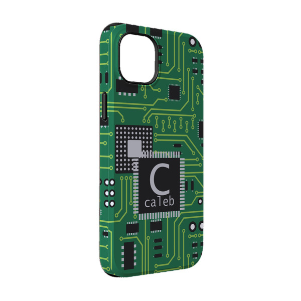 Custom Circuit Board iPhone Case - Rubber Lined - iPhone 14 Pro (Personalized)