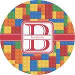 Building Blocks Multipurpose Round Labels - 1" (Personalized)