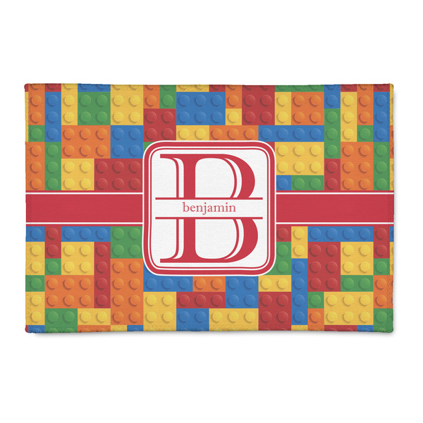 Custom Building Blocks 2' x 3' Indoor Area Rug (Personalized)