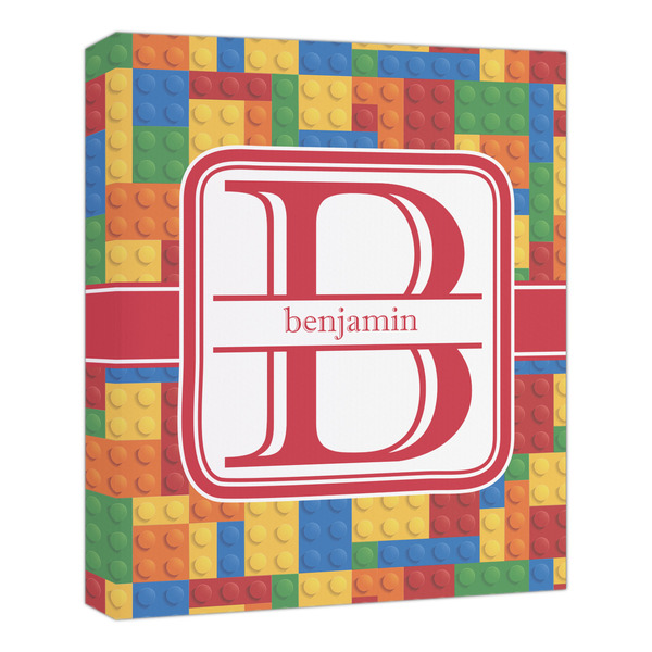 Custom Building Blocks Canvas Print - 20x24 (Personalized)