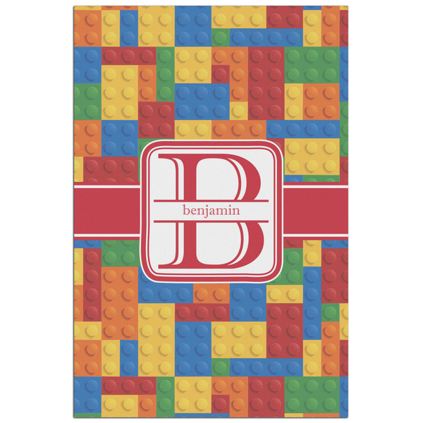 Custom Building Blocks Poster - Matte - 24x36 (Personalized)