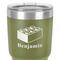 Building Blocks 30 oz Stainless Steel Ringneck Tumbler - Olive - Close Up