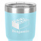 Building Blocks 30 oz Stainless Steel Ringneck Tumbler - Teal - Close Up