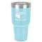 Building Blocks 30 oz Stainless Steel Ringneck Tumbler - Teal - Front