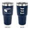 Building Blocks 30 oz Stainless Steel Ringneck Tumblers - Navy - Double Sided - APPROVAL