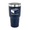 Building Blocks 30 oz Stainless Steel Ringneck Tumblers - Navy - FRONT