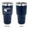 Building Blocks 30 oz Stainless Steel Ringneck Tumblers - Navy - Single Sided - APPROVAL