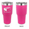 Building Blocks 30 oz Stainless Steel Ringneck Tumblers - Pink - Single Sided - APPROVAL