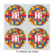 Building Blocks 4" Multipurpose Round Labels - Sheet