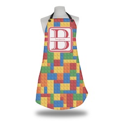 Building Blocks Apron w/ Name and Initial