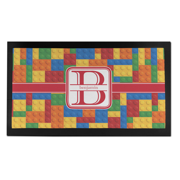 Custom Building Blocks Bar Mat - Small (Personalized)