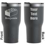 Building Blocks RTIC Tumbler - Black - Engraved Front & Back (Personalized)