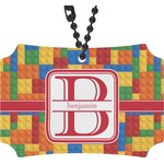 Building Blocks Rear View Mirror Ornament (Personalized)