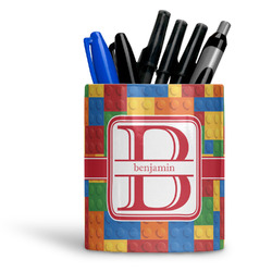 Building Blocks Ceramic Pen Holder